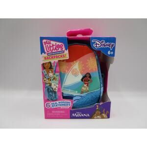 Real Littles Backpack Disney Moana With 6 Mini Real Stationery Surprises